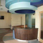 Tenant Build Out Decorative Reception Desk